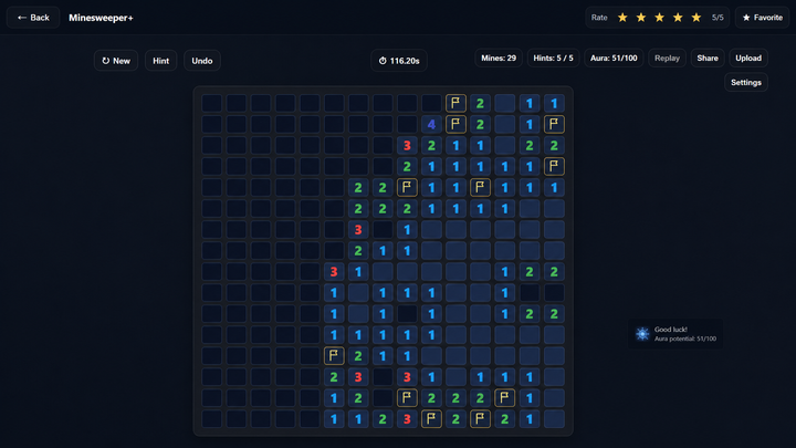 Puzzle Gallery interface showing a searchable collection of browser puzzle games
